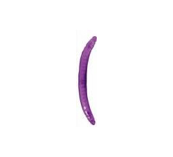Vibrating Bendable Double Dong - Purple